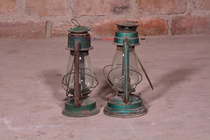 ตะเกียงน้ำมันก๊าดเหล็กโบราณแบบอินเดีย - Product Image 2