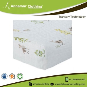 Organic Crib Fitted Sheet with Low Price - Product Image 5