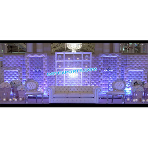 Paneles de piel para decoración de escenario de boda, conjunto occidental de paneles de piel para escenario - Product Image 1