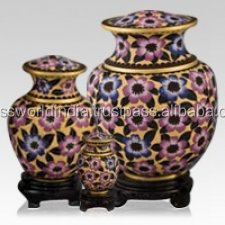 ชุดโกศเผาศพ <span class=keywords><strong>Cloisonne</strong></span> สีชมพูโดย Brassworld อินเดีย - Product Image 3