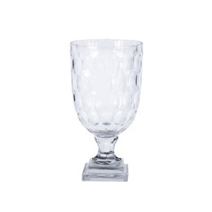 Vente chaude Conception Simple Forme Ronde Vase En Verre Jardinières Ensemble Décoration De Jardin Maison Mariage Hôtel Déco Or Fini - Product Image 1
