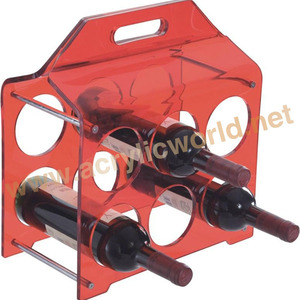 Présentoir de bouteilles de vin en acrylique, présentoir de bouteilles de vin - Product Image 5