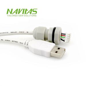 Navitas Assemblage de câble blindé haute vitesse JST 5 broches vers USB 2.0 conforme RoHS sur mesure pour les applications électroniques - Product Image 3