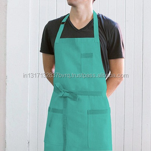 Delantales de cocina de cintura de algodón de calidad superior, accesorios de cocina hechos a medida - Product Image 1