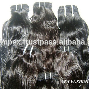 Tissage de cheveux vierges de haute qualité. Tissage de cheveux humains de qualité en provenance d'Inde. Tissage de cheveux humains indien Remy à cuticules alaginées - Product Image 2