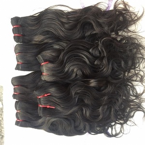 Temple indien Remy paquets de cheveux vierges bruts non transformés vague naturelle droite ondulée bouclée naturelle brute Temple cheveux humains indiens - Product Image 4