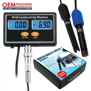 Çevrimiçi PH/EC monitör ölçer cihazı ATC çok parametre su kalitesi şarj edilebilir gerçek zamanlı izleme (OEM ambalaj mevcuttur)
