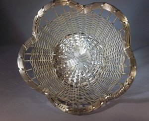 Vintage <b>Wire</b> Aluminium Home Goods Fruit <b>Storage</b> <b>Basket</b> - Product Image 2