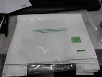 Sacs en plastique vierge LDPE blanc brillant de qualité française, taille personnalisable, pochette debout avec poignée thermoscellable, emballage