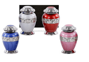 Urnes funéraires métalliques pour bébés, style américain, lot de 4, pour souvenirs d'amour - Fournitures funéraires - Product Image 2