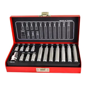 Profesional 15 Buah Obeng Torx Bit Set dari Taiwan