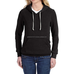 Chaqueta de chándal de estilo callejero con logotipo personalizado para mujer Sudadera con capucha para mujer con estampado de soplo Cuello con capucha de talla grande para invierno - Product Image 5