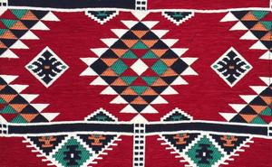 Nomad Oriental Corner Seating Floor <b>Cushion</b> Set With 22 Density Foam Fillings / Red - Product Image 4