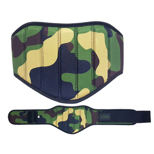 เข็มขัดคาดเอวยกน้ำหนักหนังวัวแบบตรงสำหรับเล่นยิมปรับแต่งโลโก้ได้ตามต้องการคุณภาพสูงระบายอากาศได้ดีไม่ลื่น - Product Image 1