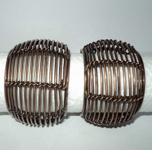 Fil en acier inoxydable Rond de serviette écologique Porte-serviettes de table économique pour hôtel, restaurant et fêtes - Product Image 1