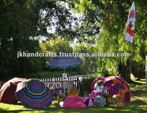 Meubles d'extérieur traditionnels de haute qualité de la meilleure collection faite à la main-Salon décoratif de parasol de jardin en polyester - Product Image 2