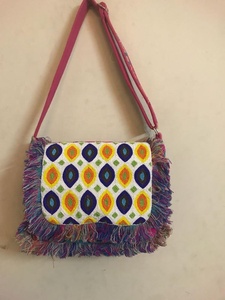 Style bohème indien élégant Boho fait à la main perlé pochette femmes tissu sac de messager pour soirée Shopping fête sac à bandoulière - Product Image 4
