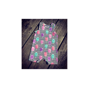 Conjunto de Pelele de algodón 100% orgánico, de alta calidad, personalizado, precio al por mayor - Product Image 1