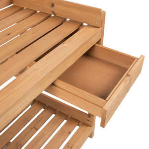 Ensemble de meubles de jardin élégant pour jardinière de fleurs en bois et table d'empotage - Product Image 4