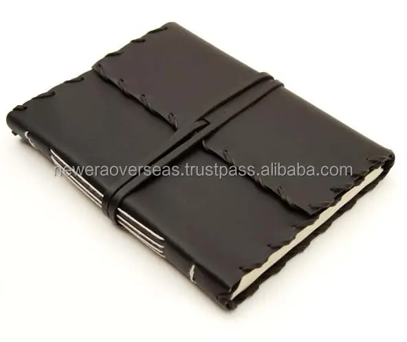 Genuine Leather hand made Journal Diary note book sketch book with 100% Unlined Handmade paper for gifting him or her