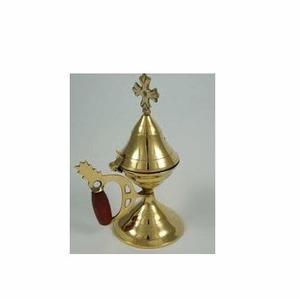 La Iglesia decoración latón quemador de incienso - Product Image 2
