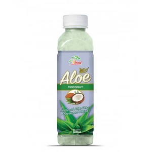Boisson d'aloe vera de haute qualité de 500ml avec graines et pulpe de chia, nutritive et rafraîchissante, emballée avec des fibres naturelles et des nutriments - Product Image 2