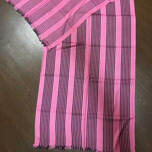 Hijab en viscose rayonne brodé de haute qualité pour femmes musulmanes, foulard ethnique rayé en toile, respirant, doux pour la peau, idéal pour l'été - Product Image 1