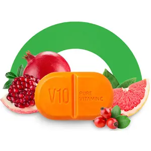 Natural Whitening und Brightening V10 Pure Vitamin C Soap Bar
