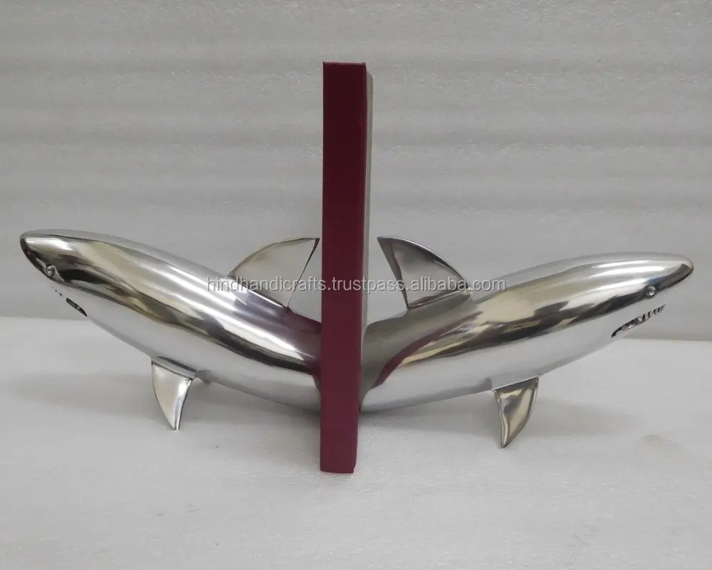 Decorative Shark Bookends/Book Holder