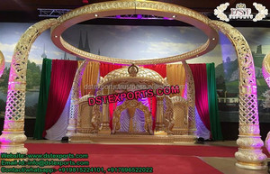 Tendencia matrimonio hindú Mandap boda Mandaps boda asiática pabellón Mandap venta tradicional personalizado indio Mandap Decoración - Product Image 4