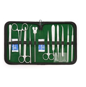 Bộ Dụng Cụ Mổ Xẻ Tiên Tiến 24 Chiếc-3 T-pins-Công Cụ Sinh Học & Giải Phẫu-Dụng Cụ Sinh Viên Y Tế-Thép Không Gỉ-Da Đầu - Product Image 1
