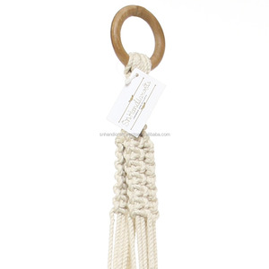 Supports de plantes en macramé faits à la main, cordes pour suspendre des plantes, supports pour pots de plantes - Product Image 1