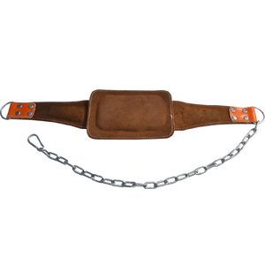 เข็มขัดหนังแบบจุ่มแท้สำหรับยกน้ำหนักวัสดุหนังวัวแท้สำหรับงานหนักออกแบบโลโก้ได้ตามต้องการ - Product Image 6