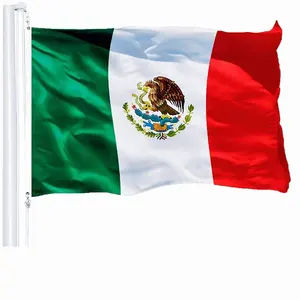 Bendera Nasional Meksiko Promosi Barang Baru Rajutan