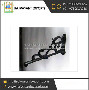 ตัวยึดผนังเหล็กหล่อสีดำสไตล์วินเทจสไตล์วิคตอเรียโบราณขนาดเล็ก - Product Image 4