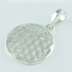 Bijoux pendentifs en argent sterling 925 en argent uni Inde - Product Image 3