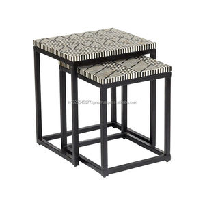 Table latérale, incrustation d'os - Product Image 1
