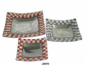 Bandeja de aluminio fundido pulido con espejo de alta calidad con estilo de pétalo de flor mosaico de hueso cuenco para servir decoración del hogar - Product Image 2