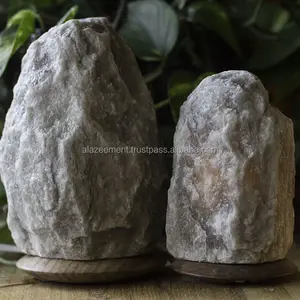 Himalaya siyah doğal şekli kristal kaya tuzu lambası