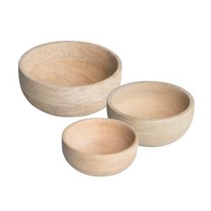 เครื่องครัวของไม้-ชุด3ชิ้นชามไม้มะม่วง - Product Image 1