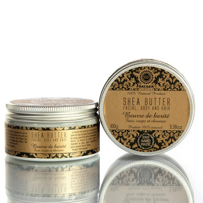 Shea Body Care น้ำมัน100G Elegant Jar จากโรงงานผลิตด้วยมือสำหรับความสุขของคุณ