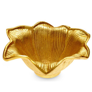 <b>Food</b> Grade Flower Shape Design Decorative Bowl Aluminum Metal Serving <b>Food</b> Fruit Home Kitchen Bowl Home Accents - Product Image 1