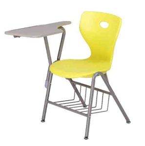 ชุดเฟอร์นิเจอร์เก้าอี้ไม้สไตล์โมเดิร์นพร้อมแขนแท็บเล็ตสำหรับโรงเรียนและวิทยาลัย - Product Image 2