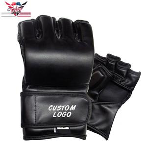 ถุงมือต่อยมวยหนัง PU สำหรับฝึกซ้อมกีฬา,ถุงมือ MMA ใส่โลโก้ได้ตามต้องการ - Product Image 5