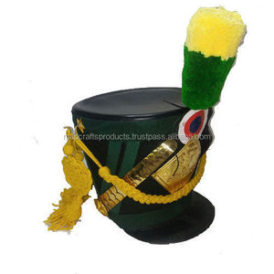Fashionable Custom Requirement Logo Adjustable <b>Men</b> Handmade Embroidery Napoleon Shako <b>Hats</b> - Product Image 5
