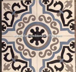 กระเบื้องซีเมนต์เคลือบด้วยมือขนาด200x200สำหรับพื้นห้องน้ำภายในจัดส่งเร็วส่งตรงจากเวียดนาม - Product Image 4