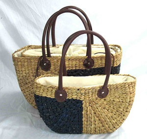 Cesta de almacenamiento hecha a mano ecológica de Jacinto/jacinto de agua con diseño multifunción para hornear esteras en Vietnam - Product Image 1