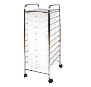 10- tier Metal Salon Drawer <b>Trolley</b> Wheel - Product Image 1