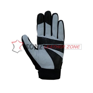 ถุงมือช่าง ISONZ หนังแท้สีเทา-ดำ แบบประกอบเองได้ ออกแบบเองได้  คุณภาพสูง พร้อมโลโก้สั่งทำพิเศษ ขนาด 10 นิ้ว - Product Image 3
