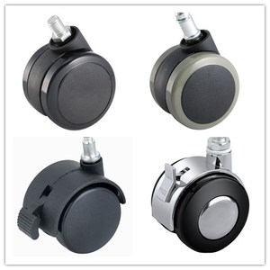 Roulette Usine Approvisionnement Direct 2/2.5 Pouces Petit En Plastique <span class=keywords><strong>Meubles</strong></span> Chaise <span class=keywords><strong>Roulettes</strong></span> - Product Image 2